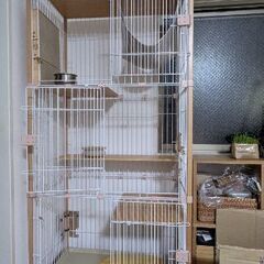美品！ペット・猫　ケージの画像