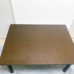 ニトリ ローテーブル ダークブラウンの画像