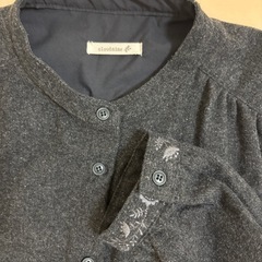 グレー　チュニックワンピース　　の画像