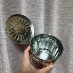 未使用〜蓋ありミニバケツ✖️２    灰皿🚬の画像