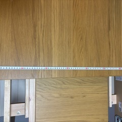 伸びるダイニングテーブル　椅子2脚の画像