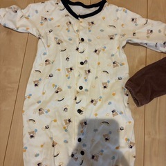 中古　ロンパース　新生児　50〜60cmの画像