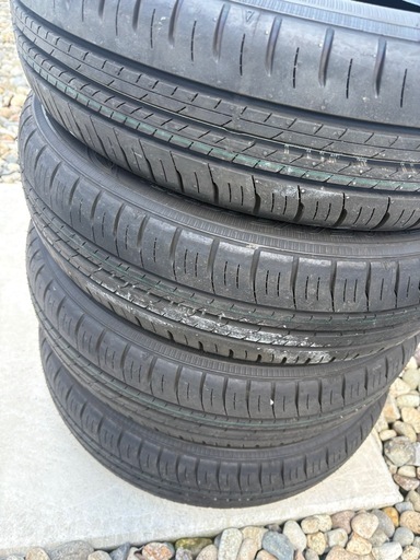 タイヤ　ダンロップ　エナセーブ　155-65R14 4本イボアリ