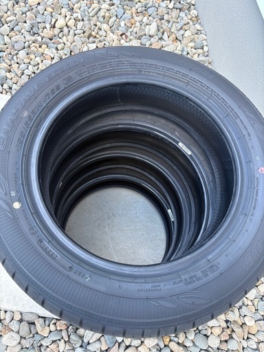 タイヤ　ダンロップ　エナセーブ　155-65R14 4本イボアリ