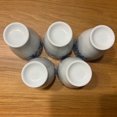 陶器コップ5個セットの画像