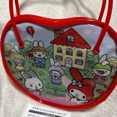 キッズ　新品　マイメロビニールバックの画像