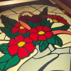 ステンドグラス風？アンティークの画像