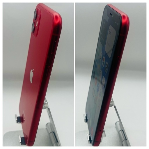 純正バッテリー　iPhone11レッド256GB SIMフリー