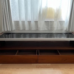 テレビ台　テレビボード　木目　ブラウンの画像