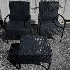 ガーデンチェアーセットの画像