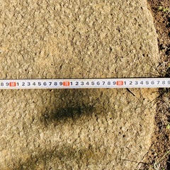 庭石　御影石　敷石　丸　直径87cm×厚さ8cmの画像