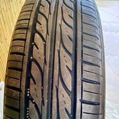 バリ溝　14インチ　NBOX 純正アルミ タイヤセットの画像