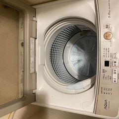 アクア洗濯機5キロの画像