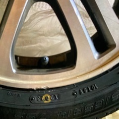 バリ溝　14インチ　NBOX 純正アルミ タイヤセットの画像