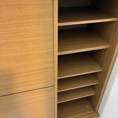 ニトリ　シューズボックス　80cm幅の画像