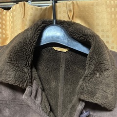 レディース裏ボア暖かいジャケット、ブラウンの画像