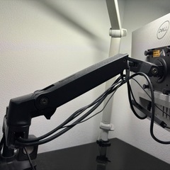 【セット、別々可能】ERGOTRON エルゴトロンモニターアーム　& Dell セカンドモニター の画像
