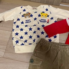 ミキハウス　ホットビスケット80サイズの画像