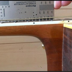 国産ビンテージ・アコースティックギター　クロサワ楽器　スプルース単板　リフレットなど施工の画像