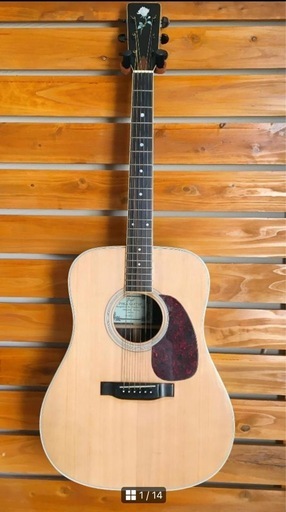 国産ビンテージ・アコースティックギター　クロサワ楽器　スプルース単板　リフレットなど施工