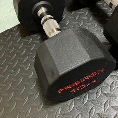 美品PROIRON ジムダンベル 10kg2個セット
の画像