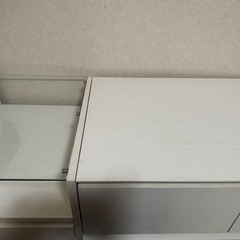 LWOYA テーブルドレッサー　ホワイトの画像