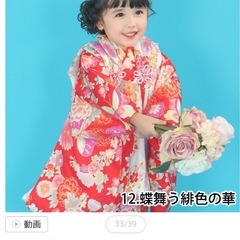 七五三晴れ着セット3歳の画像