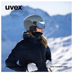uvex(ウベックス) スキースノーボードバイザーヘルメットの画像