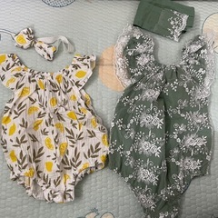 ロンパース2枚の画像