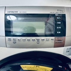 ドラム式洗濯機HITACHI BD-V9800の画像