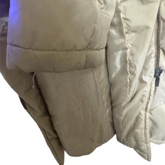 CASTANETS CLUB ベージュロングダウンジャケットの画像