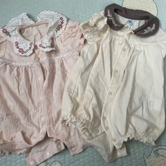 ロンパース2枚の画像