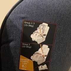 ジュニアシート　★取り扱い説明書付★の画像