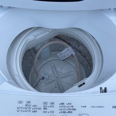 日立　HITACHI 全自動洗濯機 洗濯5.0kg NW-50H-W ピュアホワイト　動作確認済み　２０２３年製の画像