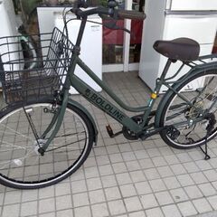 自転車　26インチ　6段変速機　LEDライト　防犯登録抹消済みの画像