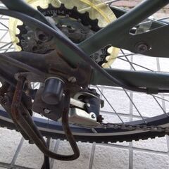 自転車　26インチ　6段変速機　LEDライト　防犯登録抹消済みの画像
