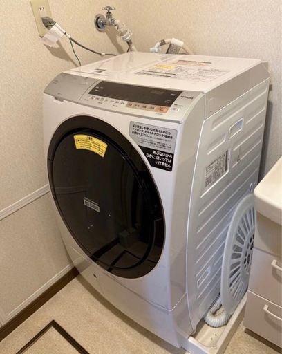 HITACHI 日立　2020年購入ドラム式洗濯乾燥機　日立BD-SX110CL