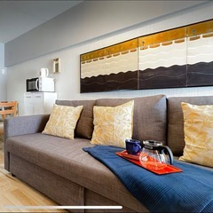 IKEA 3P ソファベッド ダブル　渋谷の画像