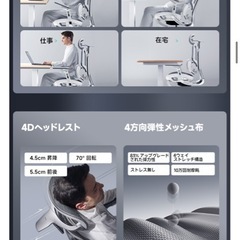 人間工学チェアのHbadaオフィスチェアの画像