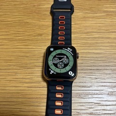 アップルウォッチ5 ステンレスゴールド 44mm  早い方は多少の値下げ可能です。の画像