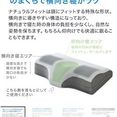 ニトリ　横向き寝がラクなまくら(替えカバー付き)の画像