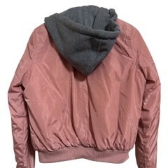 ambiance ピンク フライトジャケット Mの画像