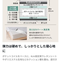 ベッドマット　LOWYAの画像