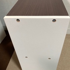 2段ラック 小棚 CDラック 棚 本棚 シェルフの画像