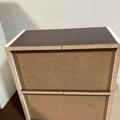 2段ラック 小棚 CDラック 棚 本棚 シェルフの画像