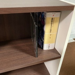 2段ラック 小棚 CDラック 棚 本棚 シェルフの画像