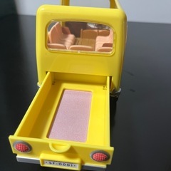 【レア物】シルバニアファミリー わくわくようちえんバス おもちゃ 黄色いバス　幼稚園バスの画像