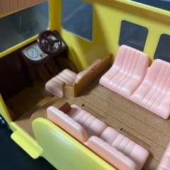 【レア物】シルバニアファミリー わくわくようちえんバス おもちゃ 黄色いバス　幼稚園バスの画像