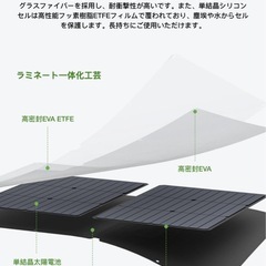 ソーラーパネル　エコフロー　の画像