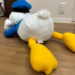 ドナルドダック　ぬいぐるみ　大きいサイズ　プライズ品の画像